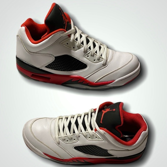 Retro Jordan 5 “Fire Red Low” - Picture 6 of 11